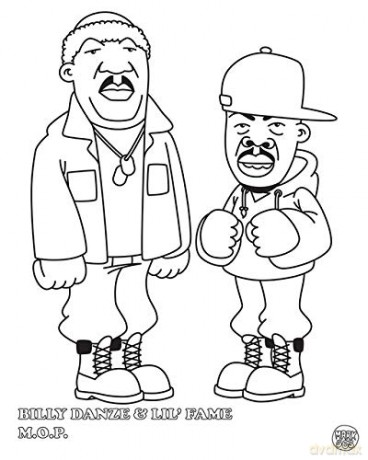 Hip Hop Coloring Book East Coast Edition (Music) - Mark 563 [KSIĄŻKA]