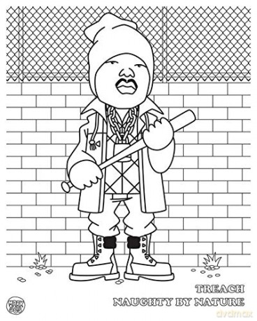 Hip Hop Coloring Book East Coast Edition (Music) - Mark 563 [KSIĄŻKA]
