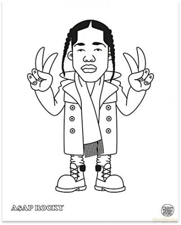 Hip Hop Coloring Book East Coast Edition (Music) - Mark 563 [KSIĄŻKA]
