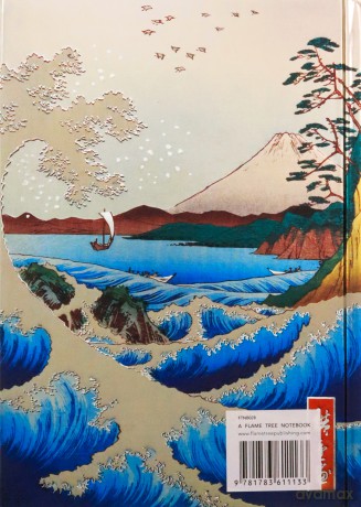 Hiroshige - The Sea at Satta (Flame Tree Notebook) (Flame Tree Notebooks): 28 - Flame Tree Studio [KSIĄŻKA]