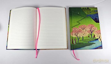 Hiroshige Cherry Blossoms Hardcover Journal: Lined Notebook: With Ribbon Bookmark: Blank Notebook with Ribbon Bookmark - Tuttle Studio [KSIĄŻKA]