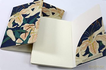 Hiroshige Spotted Lilies Paperback Journal: Dotted: Notebook with Pocket: Blank Notebook with Pocket - Tuttle Studio [KSIĄŻKA]