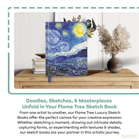 Hiroshige: Plum Garden (Blank Sketch Book) (Luxury Sketch Books) - Flame Tree Studio [KSIĄŻKA]