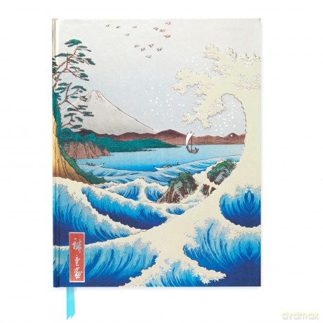 Hiroshige: Sea at Satta (Blank Sketch Book): 57 (Luxury Sketch Books, 57) - Flame Tree Studio [KSIĄŻKA]