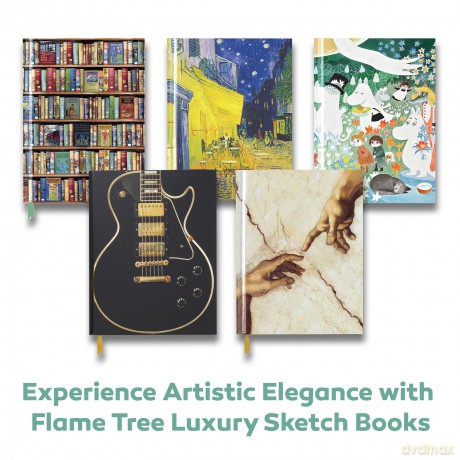 Hiroshige: Sea at Satta (Blank Sketch Book): 57 (Luxury Sketch Books, 57) - Flame Tree Studio [KSIĄŻKA]