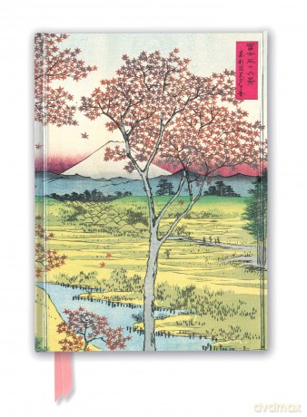 Hiroshige: Twilight Hill (Foiled Journal) (Flame Tree Notebooks) - Flame Tree Studio [KALENDARZ]