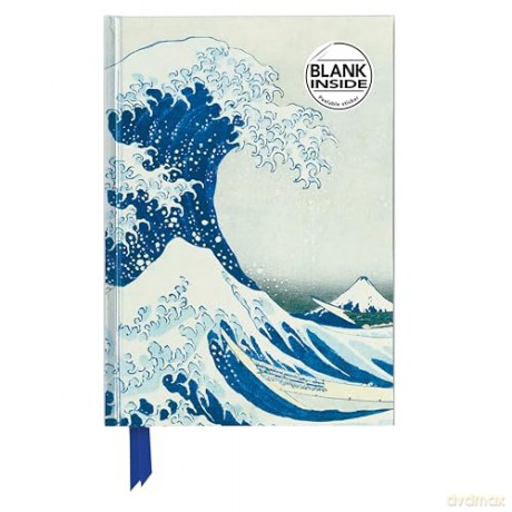 Hokusai: The Great Wave (Foiled Blank Journal): The Great Wave Blank Journal (Flame Tree Blank Notebooks) - Flame Tree Studio [KSIĄŻKA]