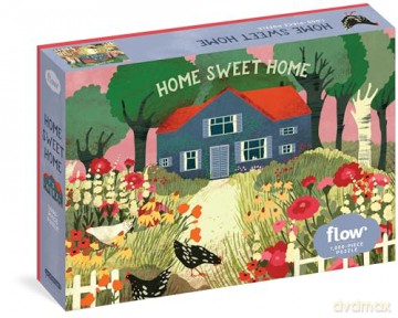 Home Sweet Home 1,000-Piece Puzzle: (Flow) for Adults Families Picture Quote Mindfulness Game Gift Jigsaw 26 3/8" x 18 7/8" - Irene Smit [KSIĄŻKA]