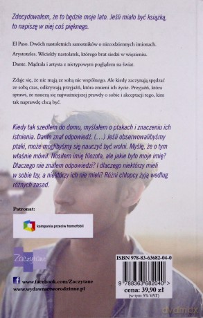 Inne Zasady Lata - Benjamin Alire Saenz [KSIĄŻKA]
