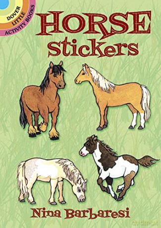 Horse Stickers: Dover Little Activity Books - Roderick Hunt [KSIĄŻKA]