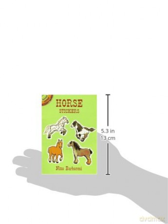 Horse Stickers: Dover Little Activity Books - Roderick Hunt [KSIĄŻKA]