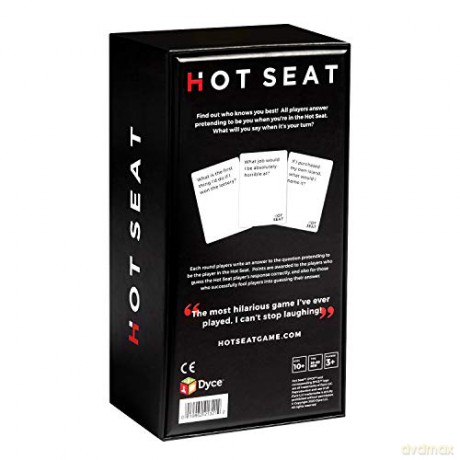 HOT SEAT: The Game That's All About You - Family Friendly Card Game for All Ages [KSIĄŻKA]
