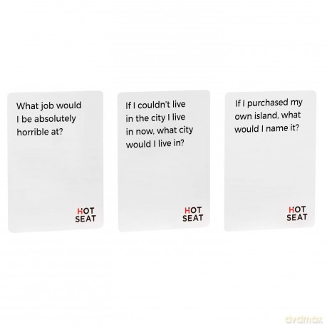 HOT SEAT: The Game That's All About You - Family Friendly Card Game for All Ages [KSIĄŻKA]