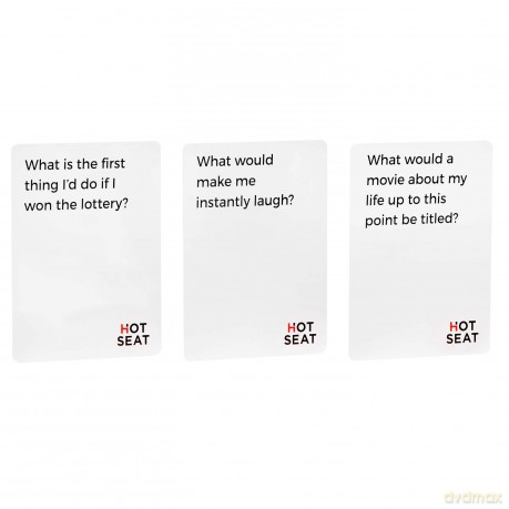 HOT SEAT: The Game That's All About You - Family Friendly Card Game for All Ages [KSIĄŻKA]