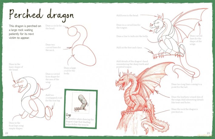 How To Draw Dragons - Bergin Mark [KSIĄŻKA]