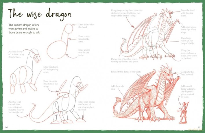 How To Draw Dragons - Bergin Mark [KSIĄŻKA]