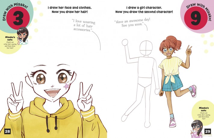 How to Draw Kawaii Manga Characters (Learn Manga with Misako) - Misako Rocks! [KSIĄŻKA]