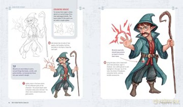 How to Draw Your RPG Character: A Step-by-Step Guide to Bringing Fantasy Characters to Life - Chrissa Barton [KSIĄŻKA]