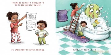 How to Put a Dinosaur to Bed (Teach Your Dino): A Board Book - Alycia Pace [KSIĄŻKA]