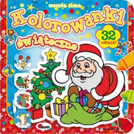Kolorowanki Świąteczne Wesoła Zima [KSIĄŻKA]