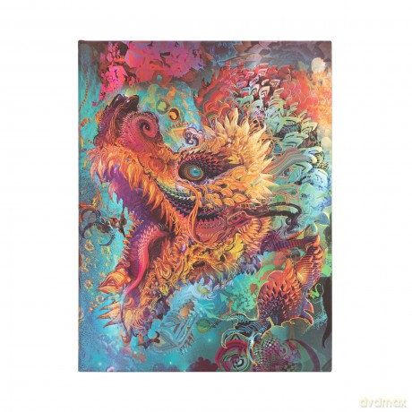 Humming Dragon (Android Jones Collection) Ultra Unlined Hardcover Journal: Hardcover, 120 gsm, ribbon marker, memento pouch, elastic closure - Paperblanks [KALENDARZ]