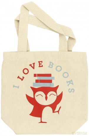 I Love Books Littlelit Tote Bag - Gibbs M. Smith Inc [KSIĄŻKA]