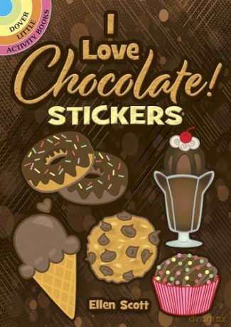 I Love Chocolate! Stickers (Little Activity Books) - Ellen Scott [KSIĄŻKA]