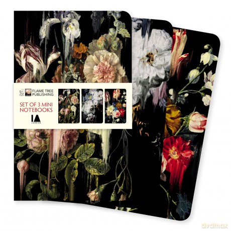 IA London Set of 3 Mini Notebooks (Mini Notebook Collections) - Flame Tree Studio [KSIĄŻKA]