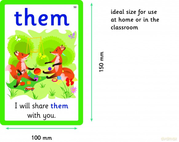 Illustrated High-Frequency Words Flash Cards for ages 4+ with 100 colourful illustrations - Perfect for Reception, Year 1 and Year 2 - Foxton Books [KSIĄŻKA]