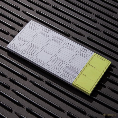 In a Moment of Weekness Weekly Planner Pad - Brass Monkey [KSIĄŻKA]