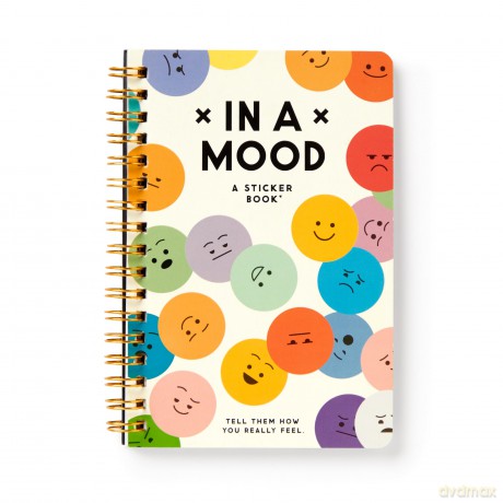 In A Mood Sticker Book: A Sticker Book - Brass Monkey [KSIĄŻKA]