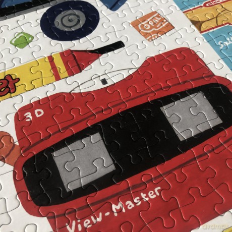 In the 80s 1000 Piece Jigsaw Puzzle for Adults | Premium 100% Recycled Board | 80s Retro 1000 Piece Puzzle for Adults | Retro Gifts | Happily Jigsaw Puzzles [PUZZLE]