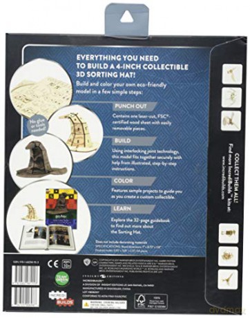 Incredibuilds Harry Potter Sorting Hat: Sorting Hat 3D Wood Model and Book - Jody Revenson [KSIĄŻKA]