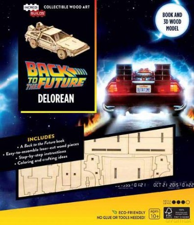IncrediBuilds: Back to the Future: DeLorean Book and 3D Wood Model - Insight Editions [KSIĄŻKA]