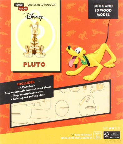 IncrediBuilds: Disney: Pluto Book and 3D Wood Model - Insight Editions [KSIĄŻKA]