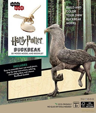IncrediBuilds: Harry Potter: Buckbeak 3D Wood Model and Booklet - Jody Revenson [KSIĄŻKA]