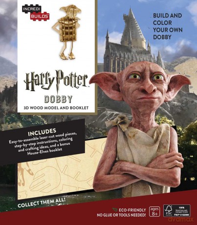 IncrediBuilds: Harry Potter: Dobby 3D Wood Model and Booklet - Jody Revenson [KSIĄŻKA]