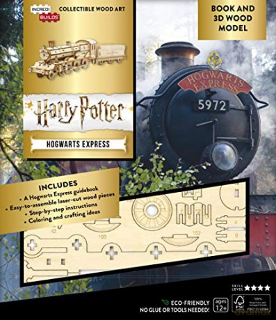 IncrediBuilds: Harry Potter: Hogwarts Express Book and 3D Wood Model - Insight Editions [KSIĄŻKA]