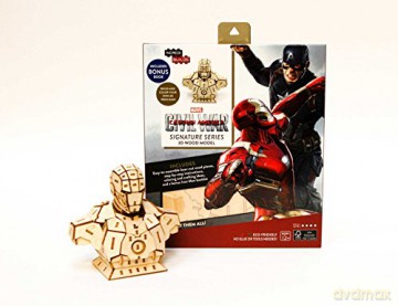 IncrediBuilds: Marvel's Captain America: Civil War: Iron Man Signature Series 3D Wood Model - Insight Editions [KSIĄŻKA]