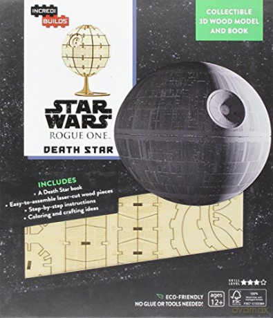 IncrediBuilds: Star Wars: Rogue One: Death Star 3D Wood Model and Book - Insight Editions [KSIĄŻKA]