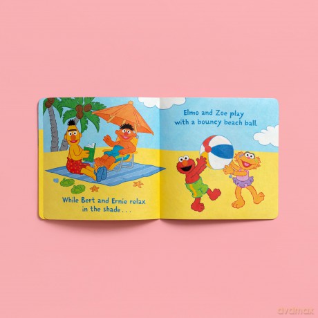 Indestructibles: Sesame Street: Beach Day: Chew Proof E Rip Proof E Nontoxic E 100% Washable (Book for Babies, Newborn Books, Safe to Chew) - Sesame Street [KSIĄŻKA]