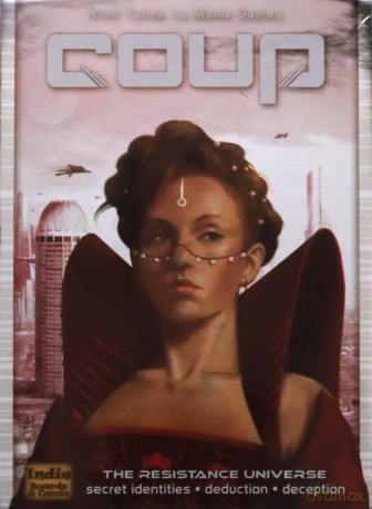 Indie Boards and Cards | Coup | Card Game | Ages 14+ | 2-6 Players | 15 Minute Playing Time [KSIĄŻKA]