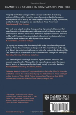 Inequality and Political Cleavage in Africa: Regionalism by Design (Cambridge Studies in Comparative Politics) - Catherine Boone [KSIĄŻKA]