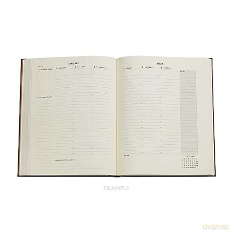 Inkblot Bold (Old Leather Collection) Ultra 12-month Business Planner 2024 - Paperblanks [KSIĄŻKA]