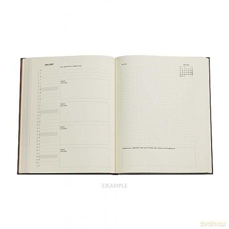 Inkblot Bold (Old Leather Collection) Ultra 12-month Business Planner 2024 - Paperblanks [KSIĄŻKA]