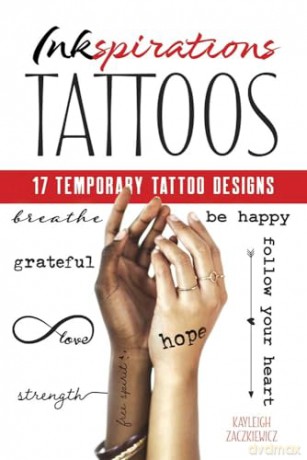 INKspirations: 17 Temporary Tattoo Designs (Dover Tattoos) - Kayleigh Zackiewicz [KSIĄŻKA]