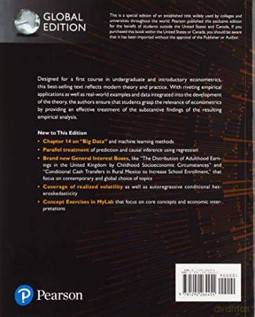 Introduction to Econometrics, Global Edition + MyLab Economics with Pearson eText (Package) - James Stock [KSIĄŻKA]