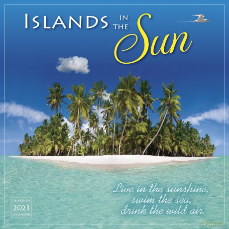 Islands in the Sun 2023 16-Month (WALL 16 MONTH) [KALENDARZ]