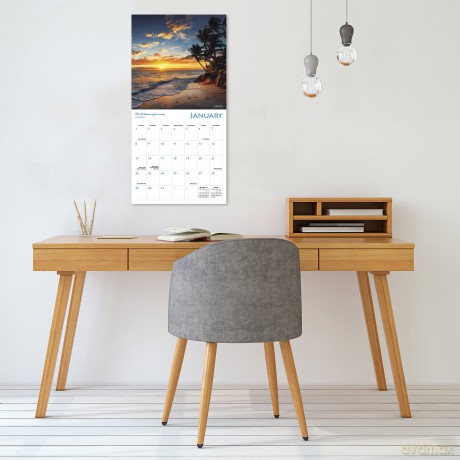Islands in the Sun 2023 16-Month (WALL 16 MONTH) [KALENDARZ]