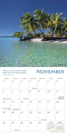 Islands in the Sun 2023 16-Month (WALL 16 MONTH) [KALENDARZ]